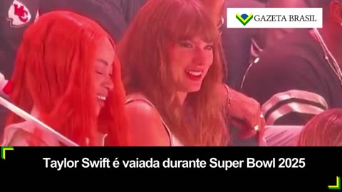 Taylor Swift é vaiada durante Super Bowl 2025