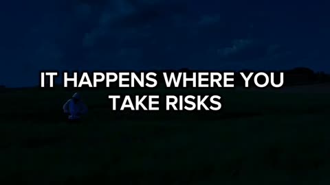 The life you want won’t meet you in your comfort zone.