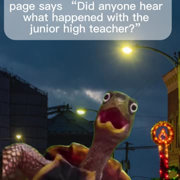 What happened with the junior high teacher?