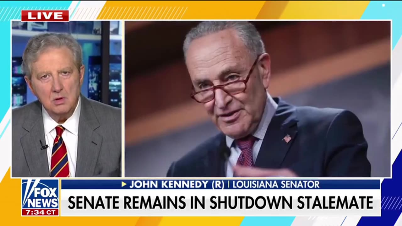LOL. Sen Kennedy: Schumer's Nervous As A Pregnant Nun
