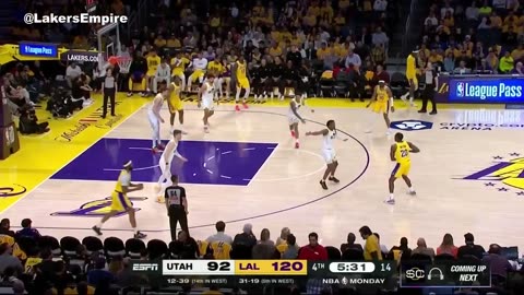 Lakers Team Highlights vs Jazz | Luka Doncic Lakers Debut | Feb 10, 2025