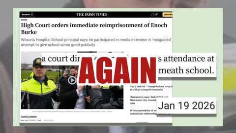 Fact Check: Irish Teacher Enoch Burke Was NOT Arrested Again For Views On Transgender Issues