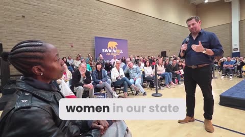 California gubernatorial candidate Eric Swalwell gets RIPPED to his face by Tish Hyman