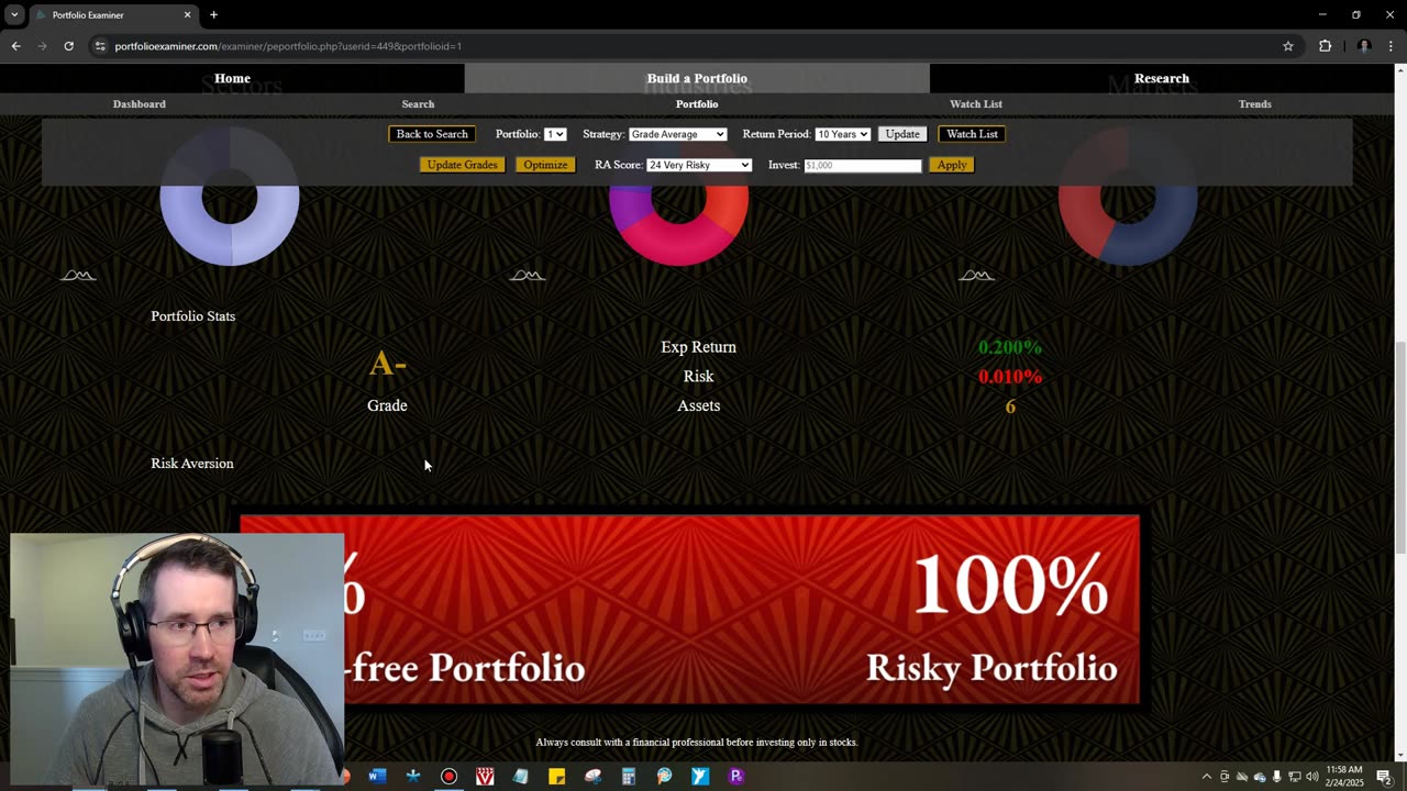 Establishing the Portfolio