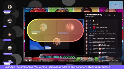 10/02/25 Sammannyc VOD: "Yurrrrr we cooking $2 tts $3 media"