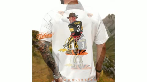 Pittsburgh Steelers Freddy Krueger Bengals Rivalry Mens Tshirt