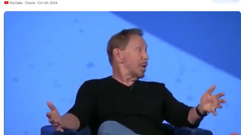 Sounds like they want to Track people's BIOLOGY from cradle to grave? Larry Ellison & John Bell (10/30/24)