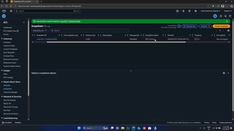 Snapshots and Restoring Snapshots BY RAEED H #Studentmade | Ekascloud