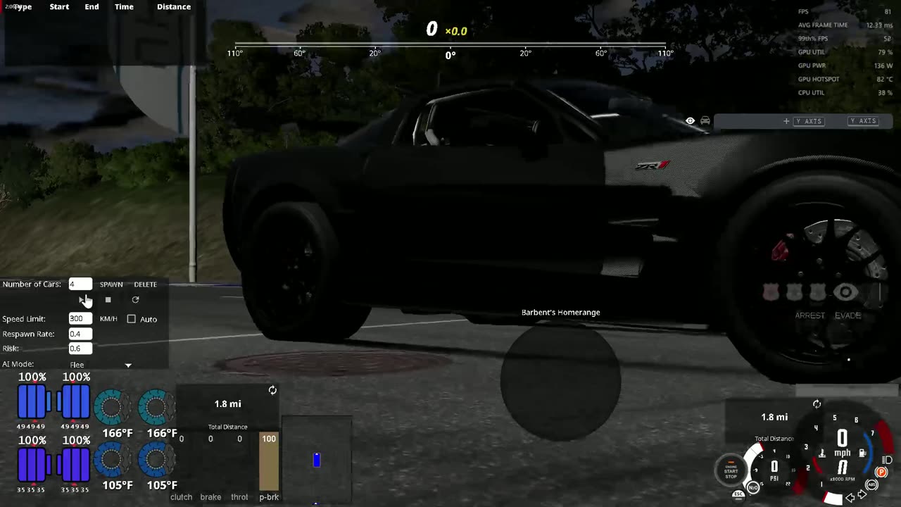 beamng tackday/ with some idiots