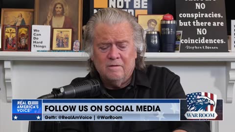 War Room Founder Steve Bannon on the Establishment: “They Wanted Trump to Die in Prison”