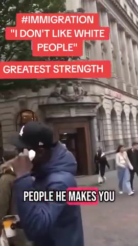 Migrant Hates White People yet moves to the White UK