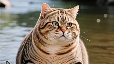 CAT CATCHES A FISH