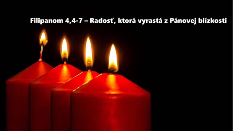 Filipanom 4,4-7 – Radosť, ktorá vyrastá z Pánovej blízkosti