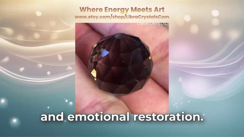 Shaman’s Eye Smoky Quartz Sphere | Grounding, Protection & Spiritual Insight