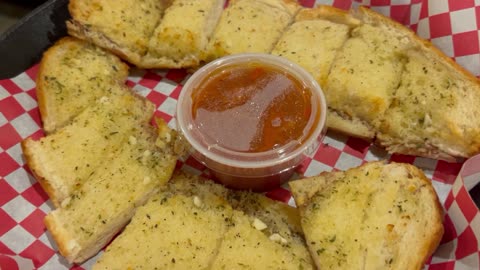 What do you do when you want both Garlic bread with cheese and no cheese? OH!