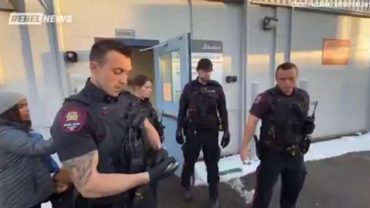 Man in Alberta arrested for refusing to write a court-ordered apology letter to library manager...