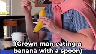 Good times create spoon banana man