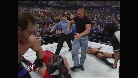 Story of McMahon Helmsley Faction vs. Rock, Undertaker & Kane | King Of The Ring 2000