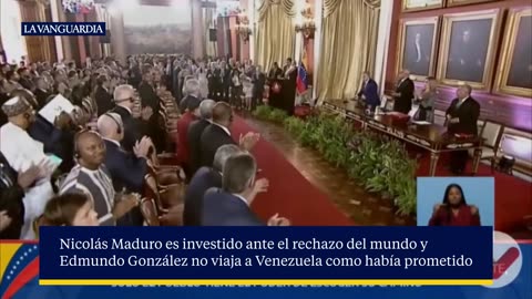 Maduro es investido ante el rechazo del mundo y González no viaja a Venezuela como había prometido