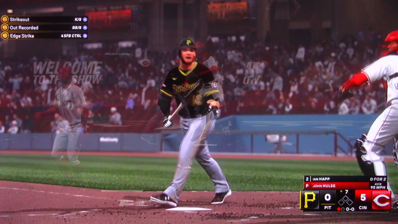 MLB The Show: Cincinnati Reds vs Pittsburgh Pirates (S8 G145 Hulse 13 Ks)