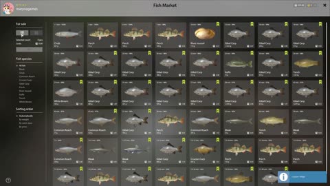 Winding Rivulet, VERY GOOD Fishing SPOT Gibel Carp, Tench, Crucian Carp, Russian Fishing 4 PC GAME