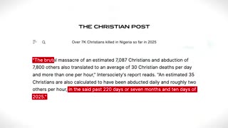 HORRIFYING: 52,000 Christians in Nigeria DEAD After Islamic Terror