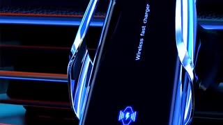 Car Phone Holder Wireless Charger 15W Fast Charging Station