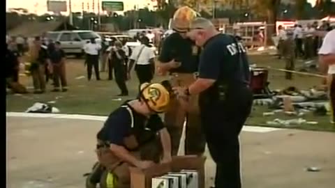 911 Pentagon Aftermath - Early Evening Damage From Heliport FOIA NE413