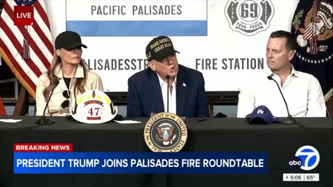 President Trump Holds Roundtable On The Pacific Palisades Fire 1/24/2025