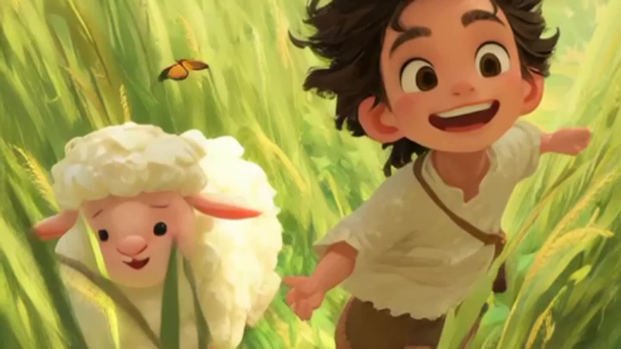 Running sheep kids