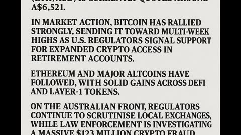 Altcoins surge with DeFi and Layer-1 tokens joining the rally.