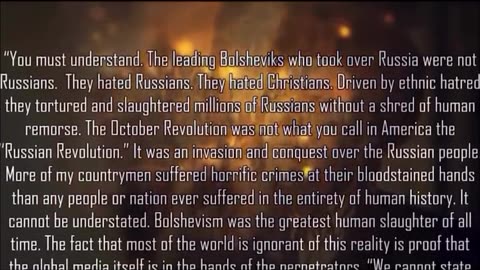 Bolsheviks of the Bolshevik Revolution were Communist Khazarian Mafia Jews