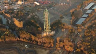 Footage of the Kingda Ka implosion from this morning at Six Flags Great Adventure: