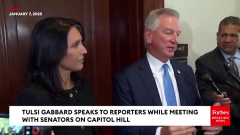 BREAKING NEWS: Tulsi Gabbard Speaks To Reporters About Recent Talk With Trump, Meeting With Dems