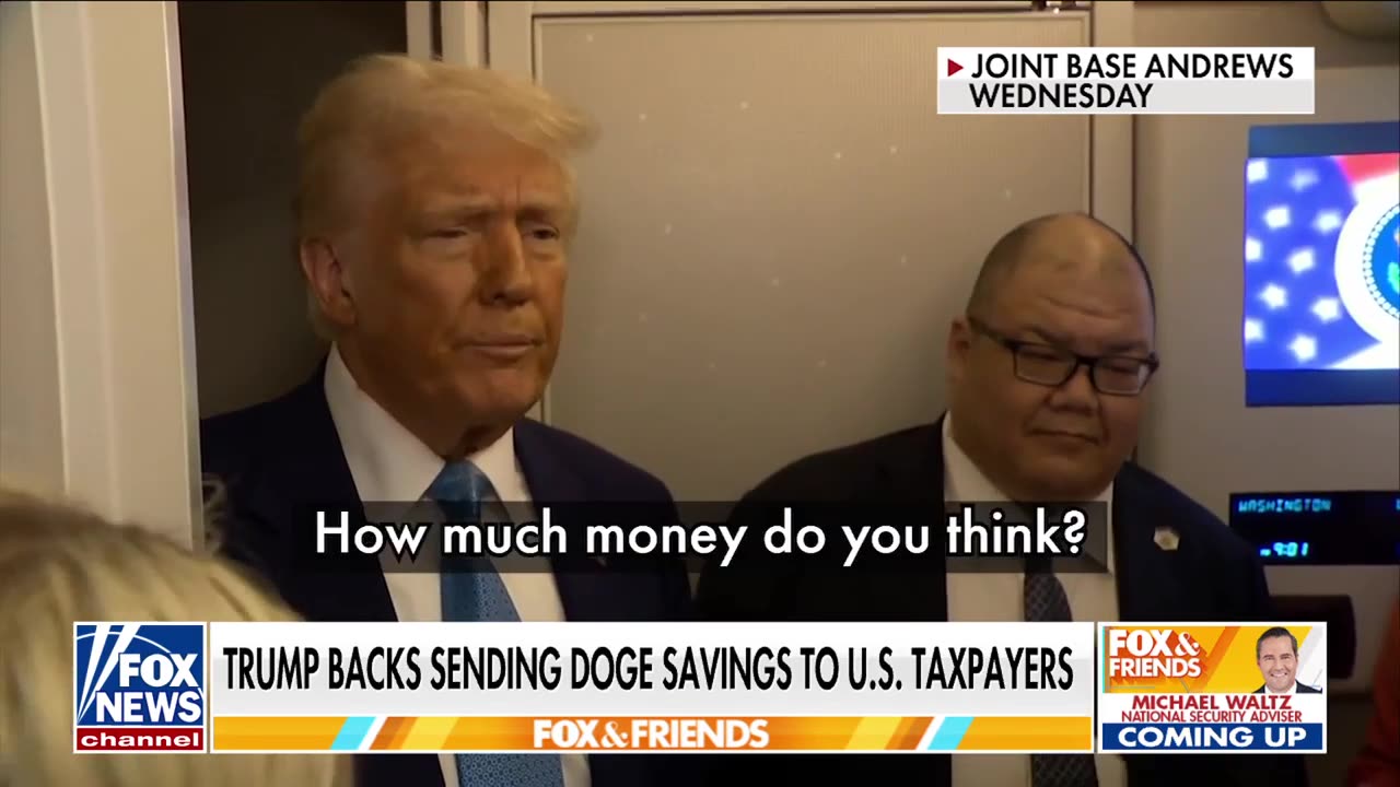 Trump Considering Returning DOGE Tax Savings to American People, $5000 for Every Citizen