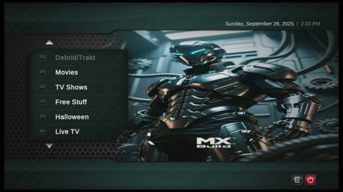 Lets take a look at the MX Build - Kodi Build