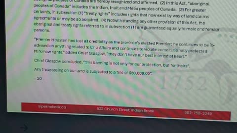 Tim Huston banned from First Nations land