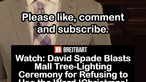 David Spade ROASTS Mall for Banning “Christmas” from Tree Lighting