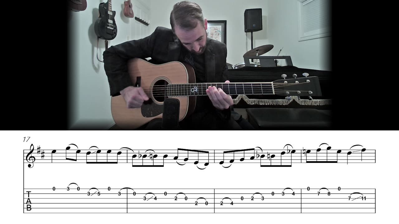 Drowsy Maggie - Flatpicking Guitar Lesson (Sheet Music + TAB)