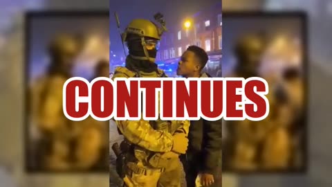 Fact Check: AI Video Of Shouting Protester Getting Pepper Sprayed In The Face By Riot Police Officer