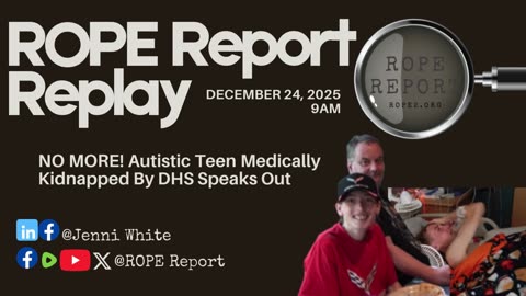 "NO MORE!": Medically Kidnapped Autistic Teen Speaks Out