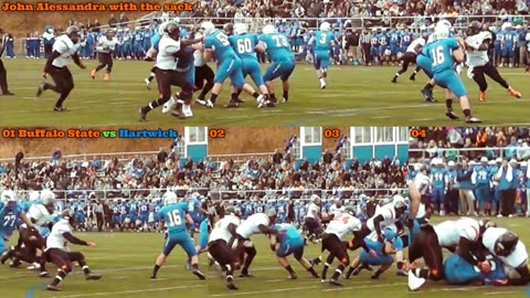 Prototype 365: Buffalo State's John Alessandra with the sack vs Hartwick