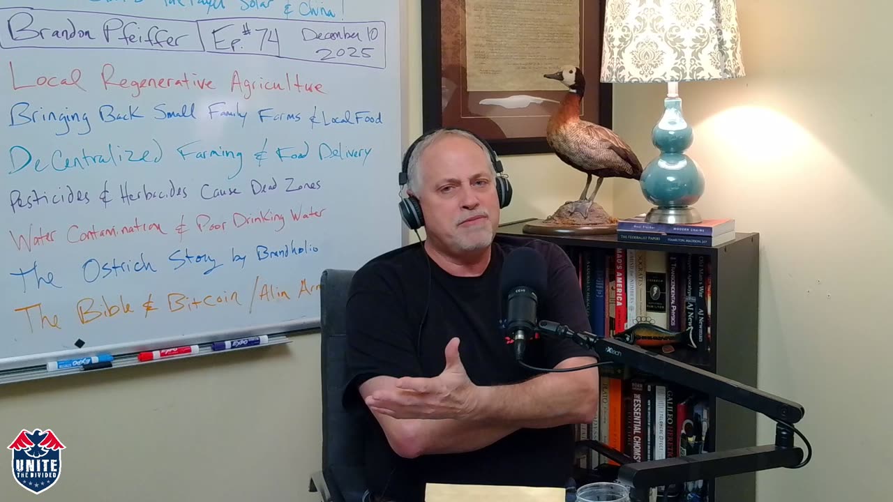 Ep 74: Regenerative Farmer Exposes Industrial Ag Scam - Reverses MS & Kidney Failure | Unite The Divided