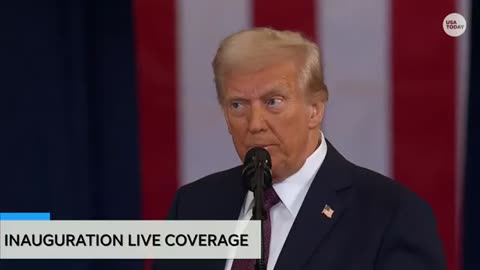 The inauguration Speech of President Donald Trump