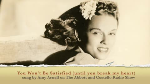 You Won't Be Satisfied (Until You Break My Heart)