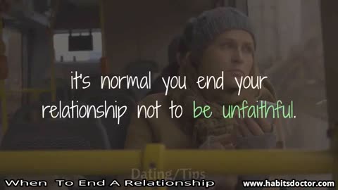 When To End A Relationship