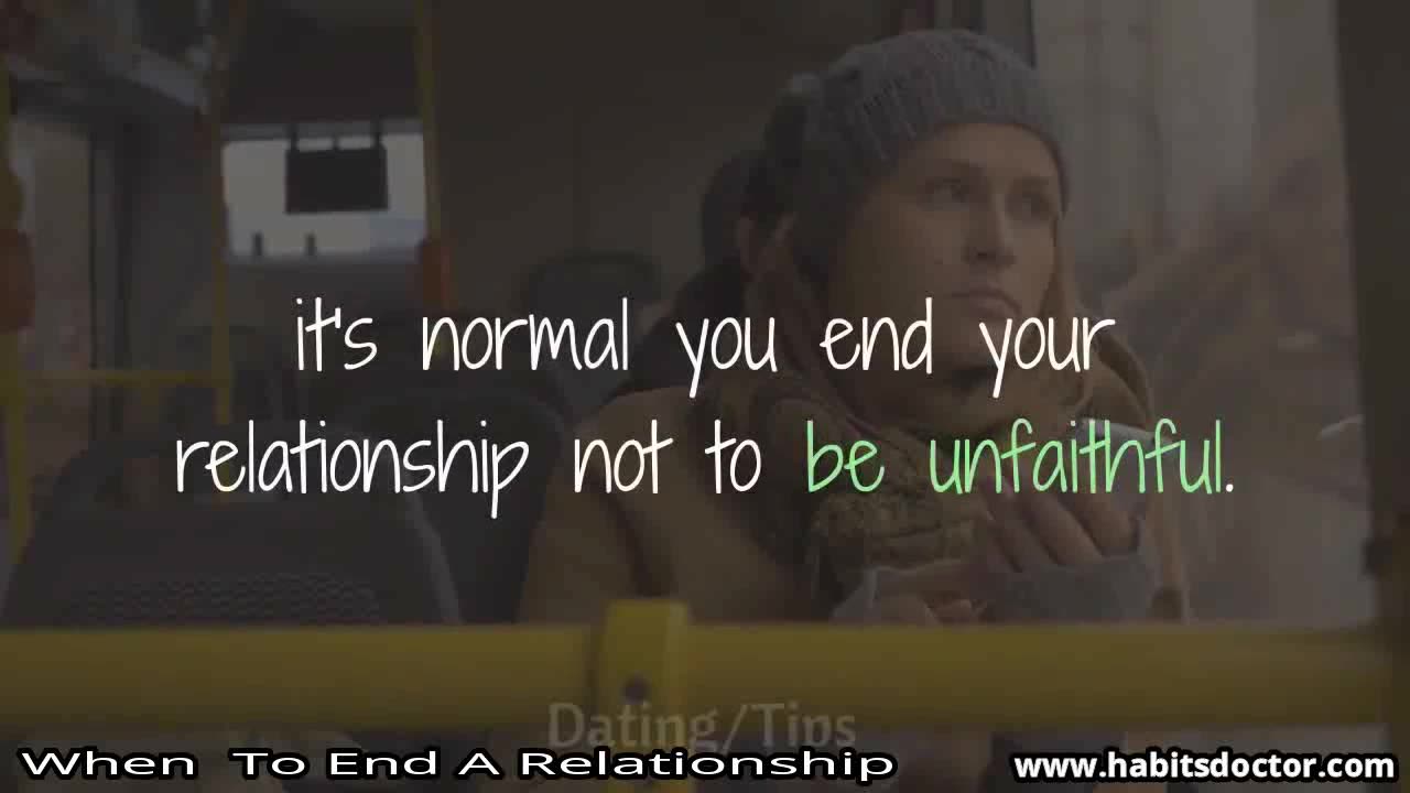 When To End A Relationship