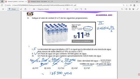 ADC SEMESTRAL PARALELO 2025 | Semana 09 | Química
