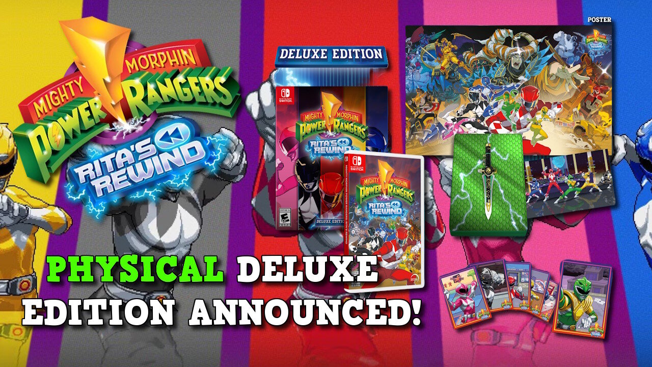 Mighty Morphin Power Rangers: Rita’s Rewind – Physical Editions Announced for PS5 & Switch!