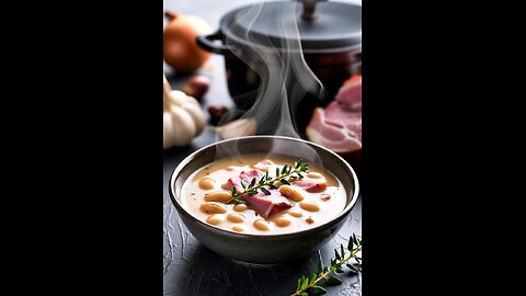 CREAMY GREAT NORTHERN SOUP 🍜